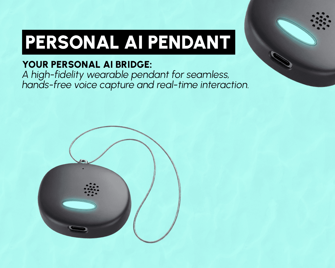 Wearable Voice Capture Pendant
