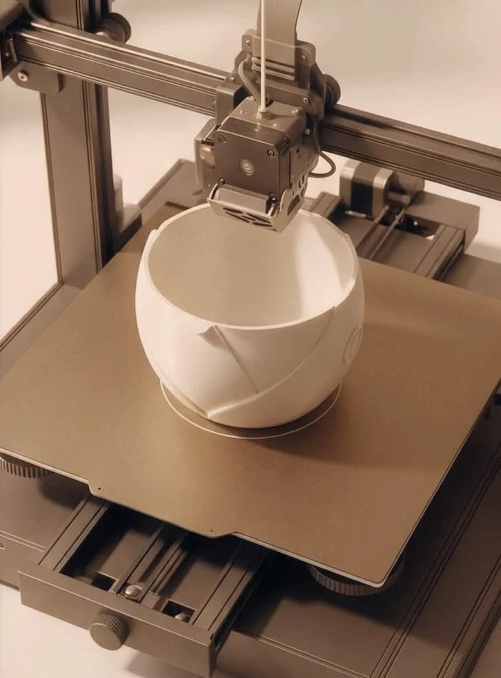 Prototype being 3D printed