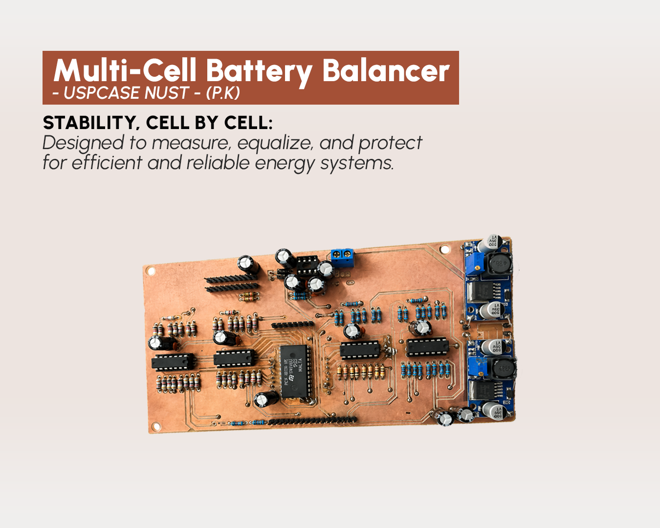 Cell Balancing Circuit for EV Battery